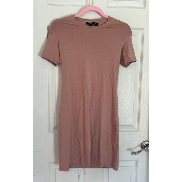 Theory Dresses & Skirts - Theory Mauve Short Sleeve T-Shirt Mini Dress Size Petite